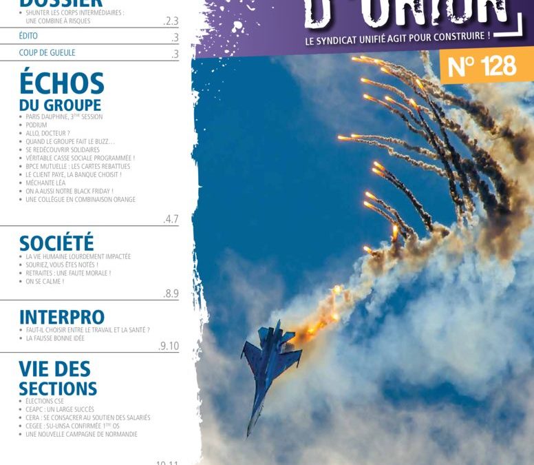 Trait d’Union 128 · Janvier 2019