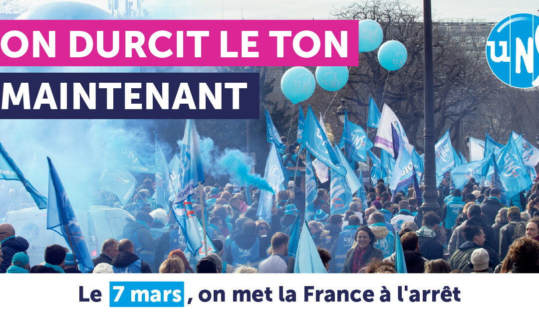 Réforme des retraites : faire du 7 mars un tournant