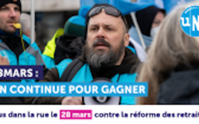 Réforme des retraites – 10ème journée de mobilisation