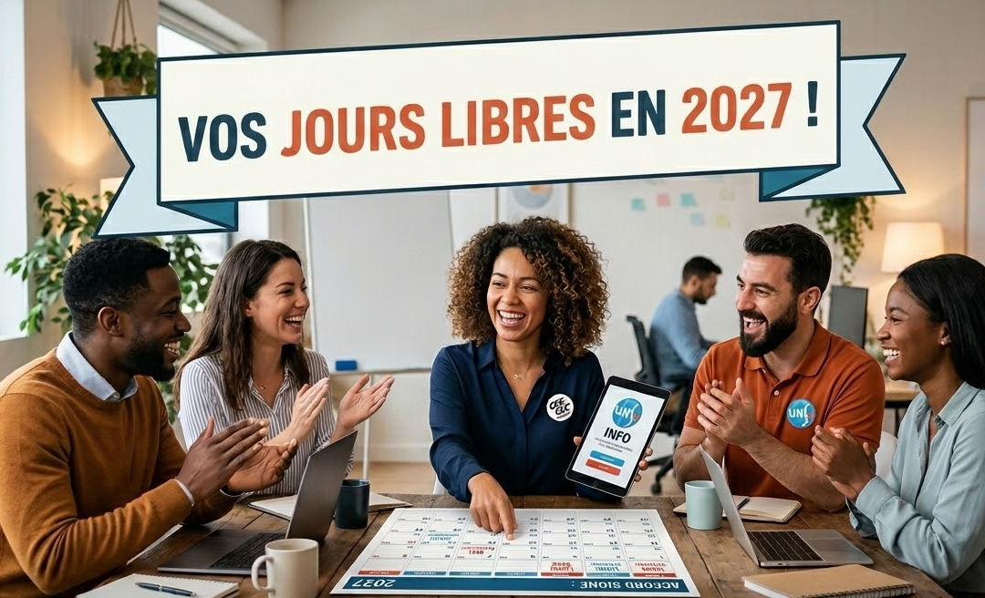 JOURS LIBRES POUR 2027